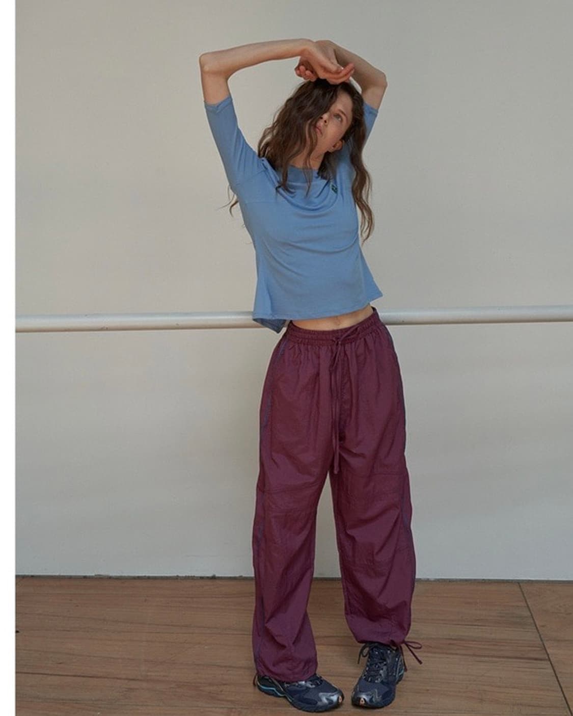 Nocontent Windshield Pants_wine 노컨텐츠 상품이미지2