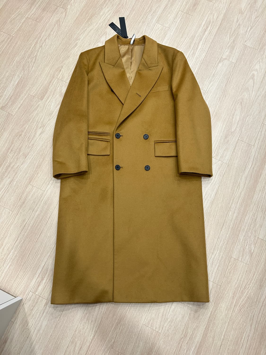 깡 노이어 카멜 더블 코트 50 상품이미지5