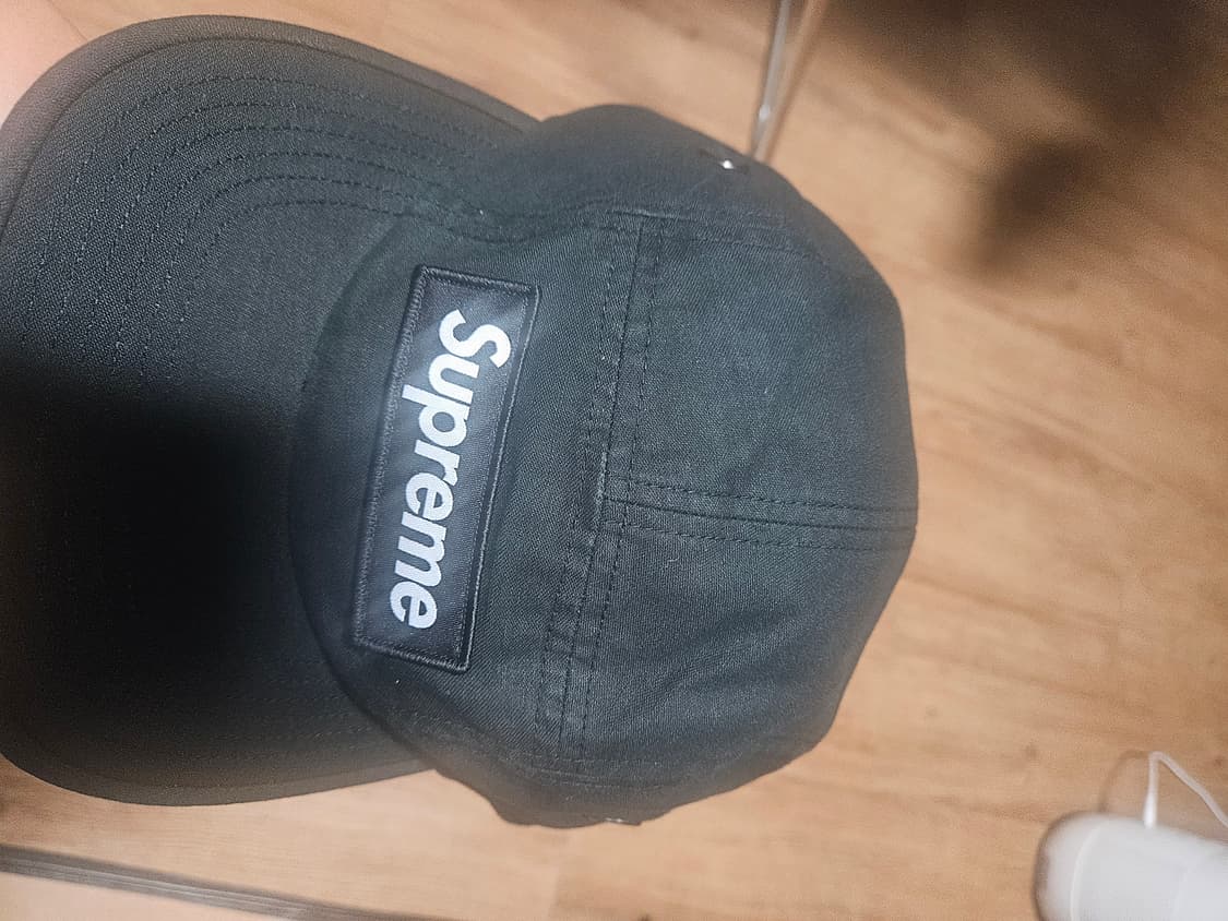 슈프림 캠프캡 25ss 블랙. 상품이미지1