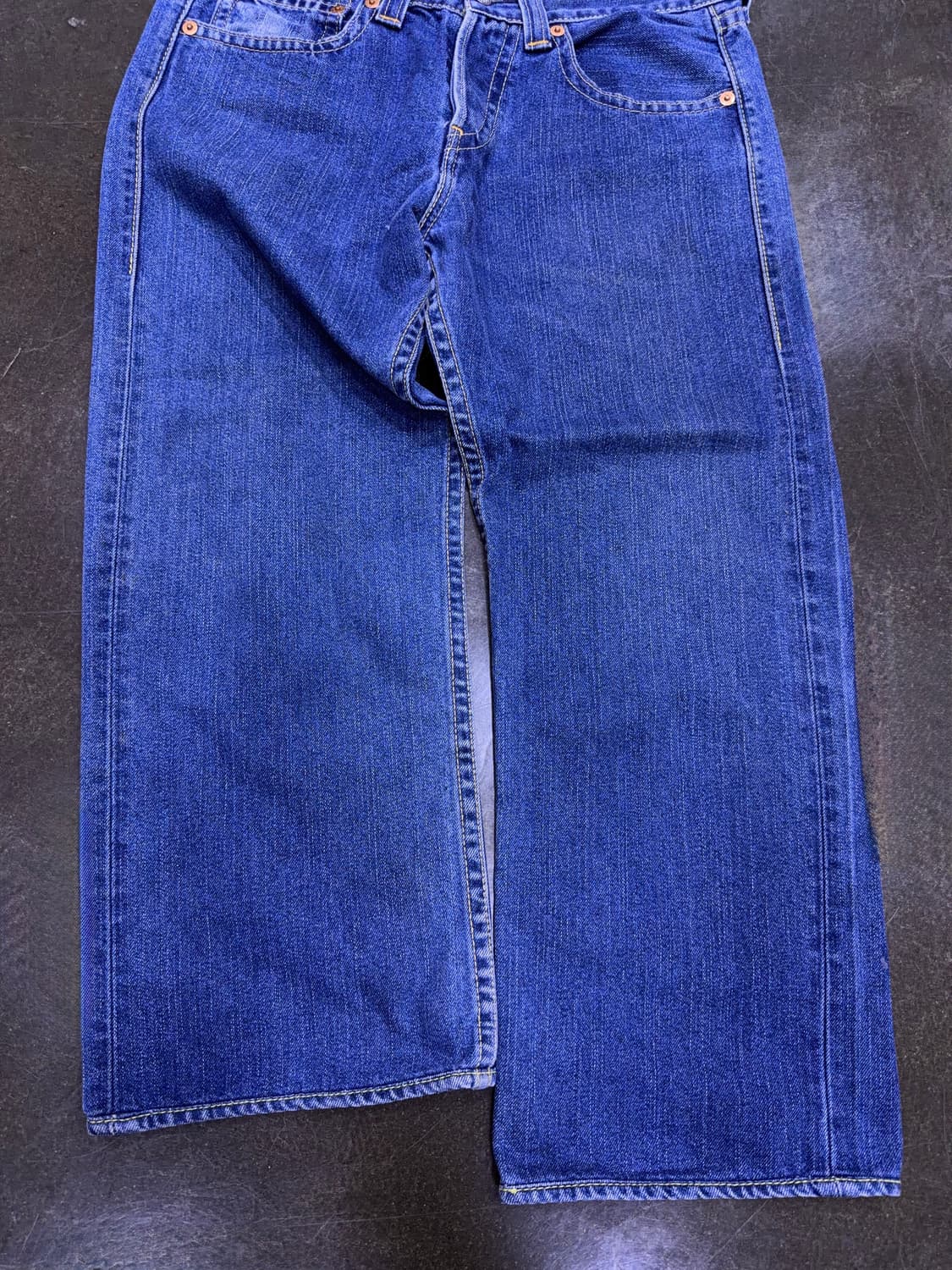 리바이스 00's 타입원 빈티지 워싱 아이코닉 스트레이트핏 데님팬츠 32 상품이미지5