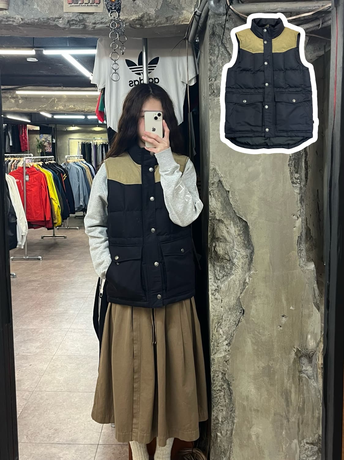 리바이스 덕 다운 베스트 네이비 90 #csz2311 상품이미지1