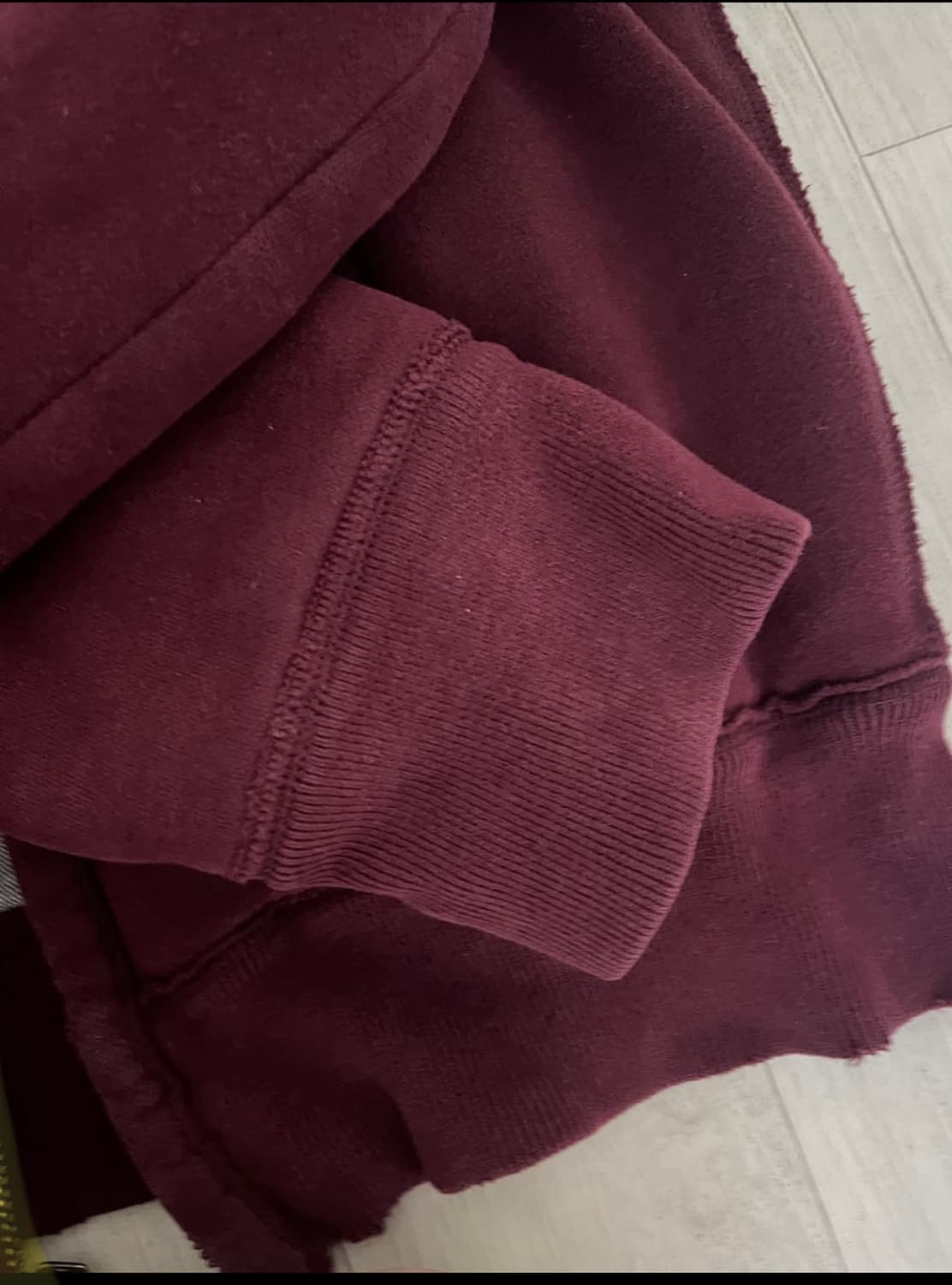 홀리스터 버건디 후드집업 상품이미지5