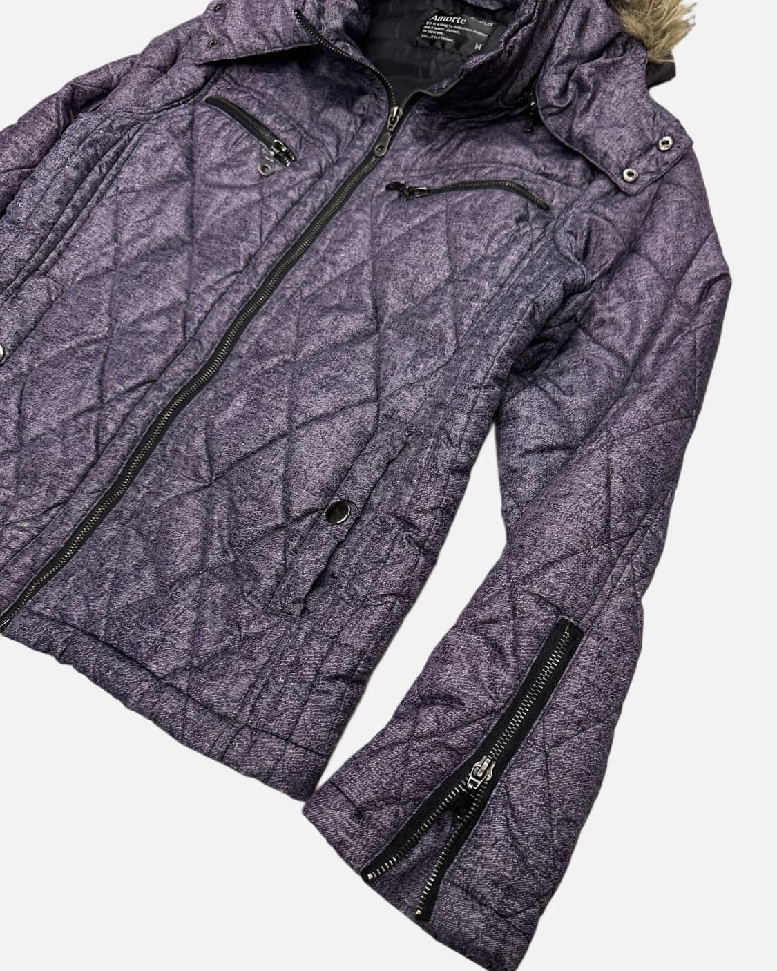 grunge purple padded jacket 상품이미지2