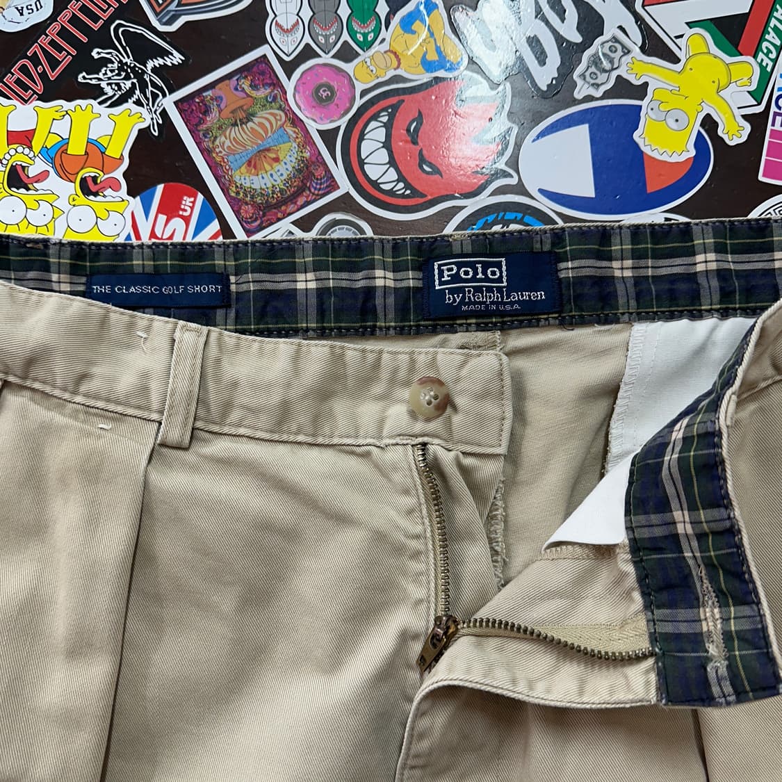 90s USA 폴로 랄프로렌 클래식 골프 치노 쇼츠 32 상품이미지9