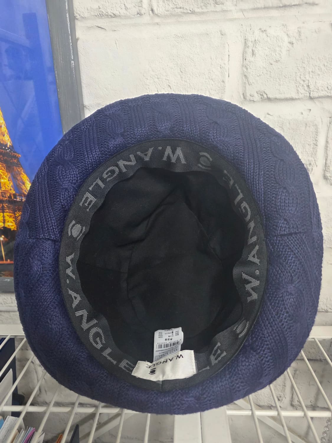 와이드앵글 니트 페도라 햇 중절모 남성겨울모자 KG53 상품이미지5