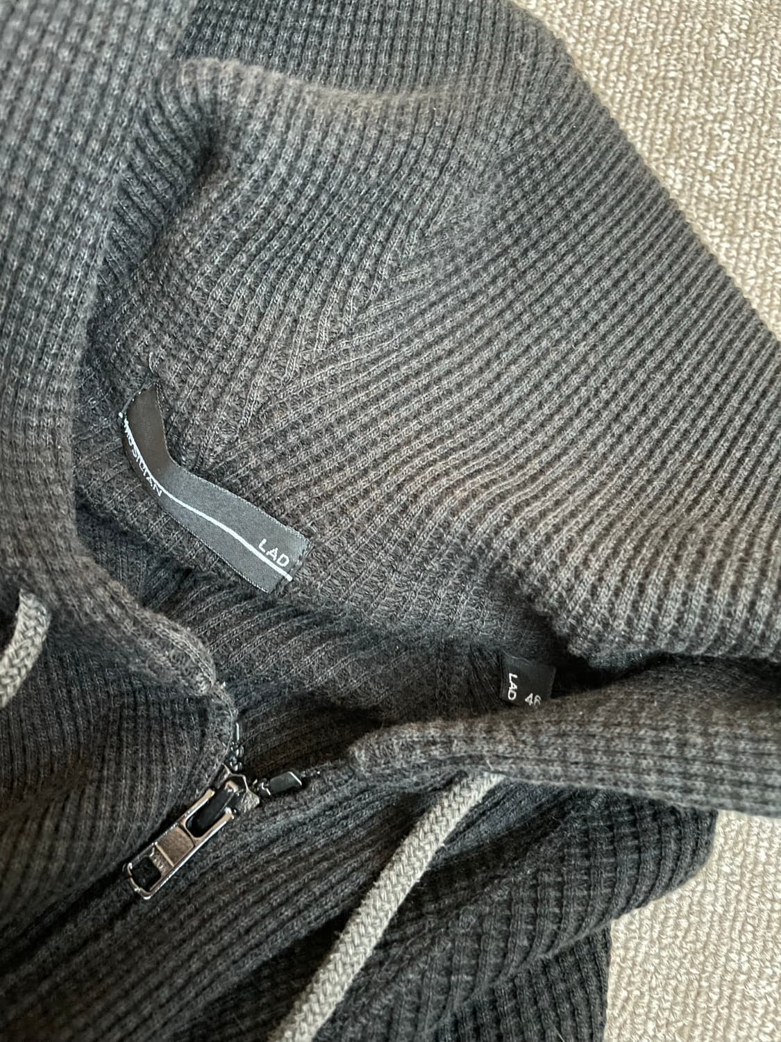 라드뮤지션 와플 후드집업 상품이미지4