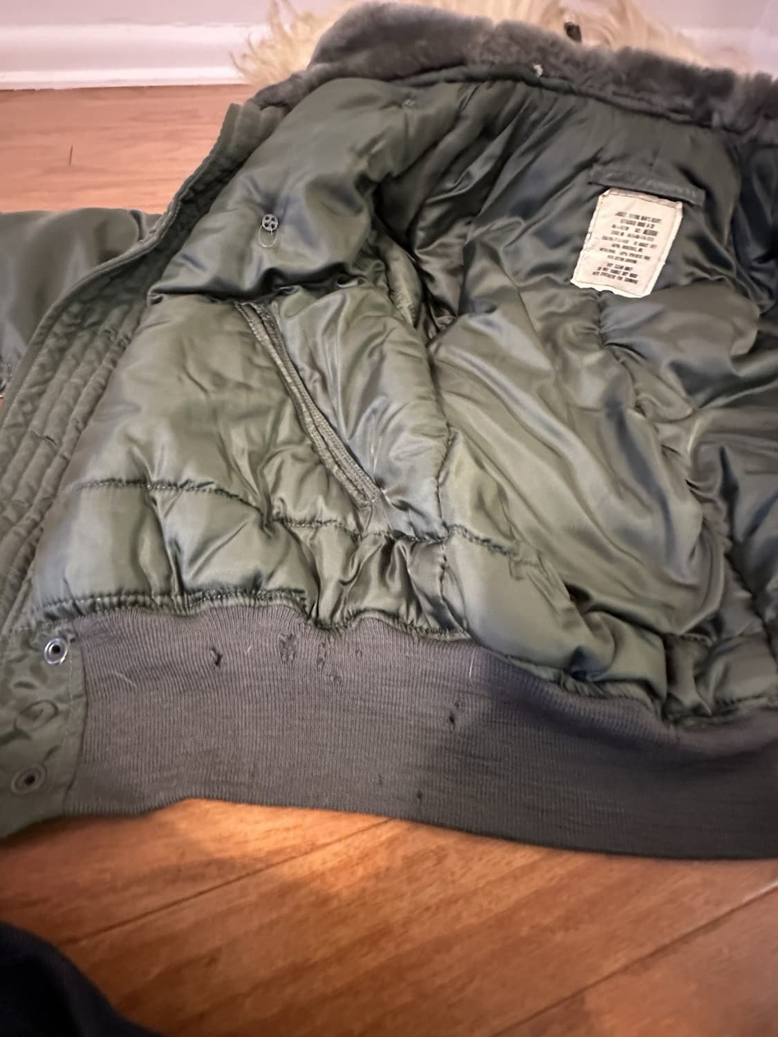 70s 알파 인더스트리 N-2B 헤비 플라잉 자켓 상품이미지4