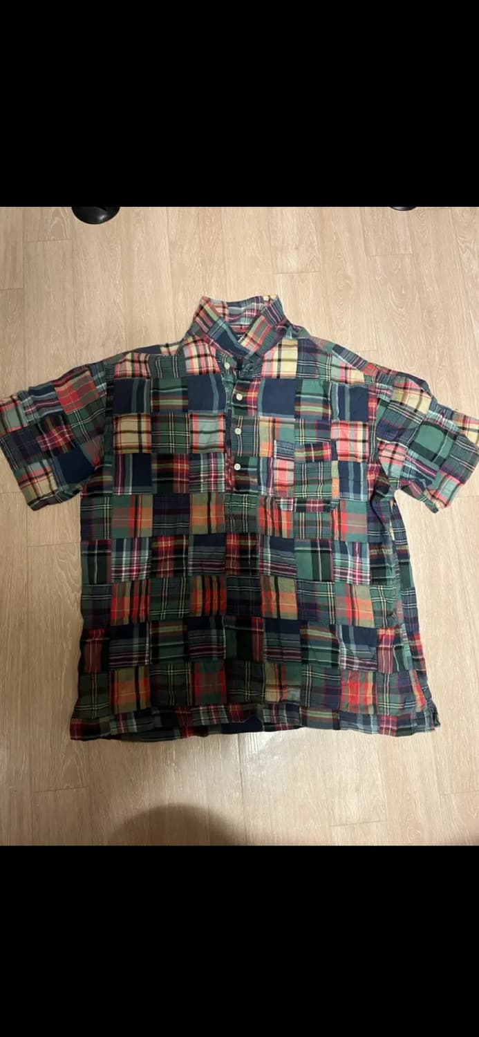 폴로 랄프로렌 패치워크 반팔셔츠 상품이미지1