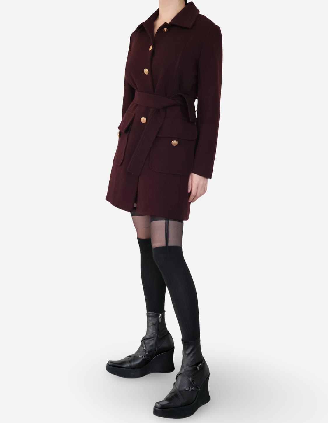 Sonia Rykiel Wool Belted Coat  상품이미지3