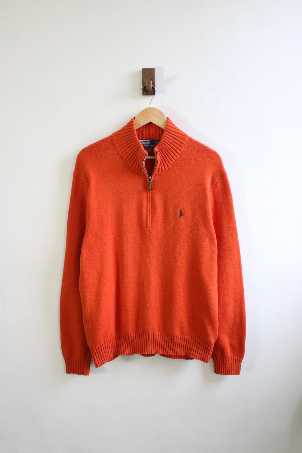 폴로 1/4 집업 니트 상품이미지1