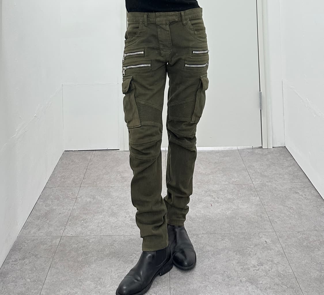 Balmain Multi-Zip Biker Jeans 상품이미지6