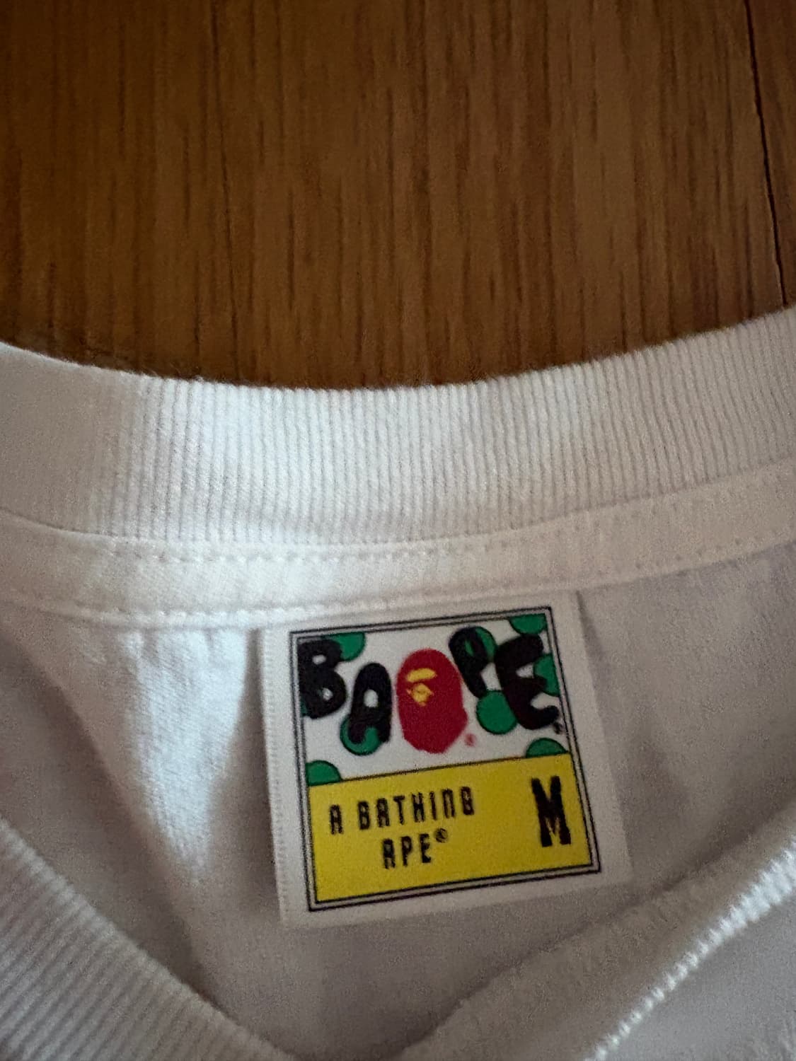 BAPE 베이프 카모 빅헤드 반팔 티셔츠 상품이미지3