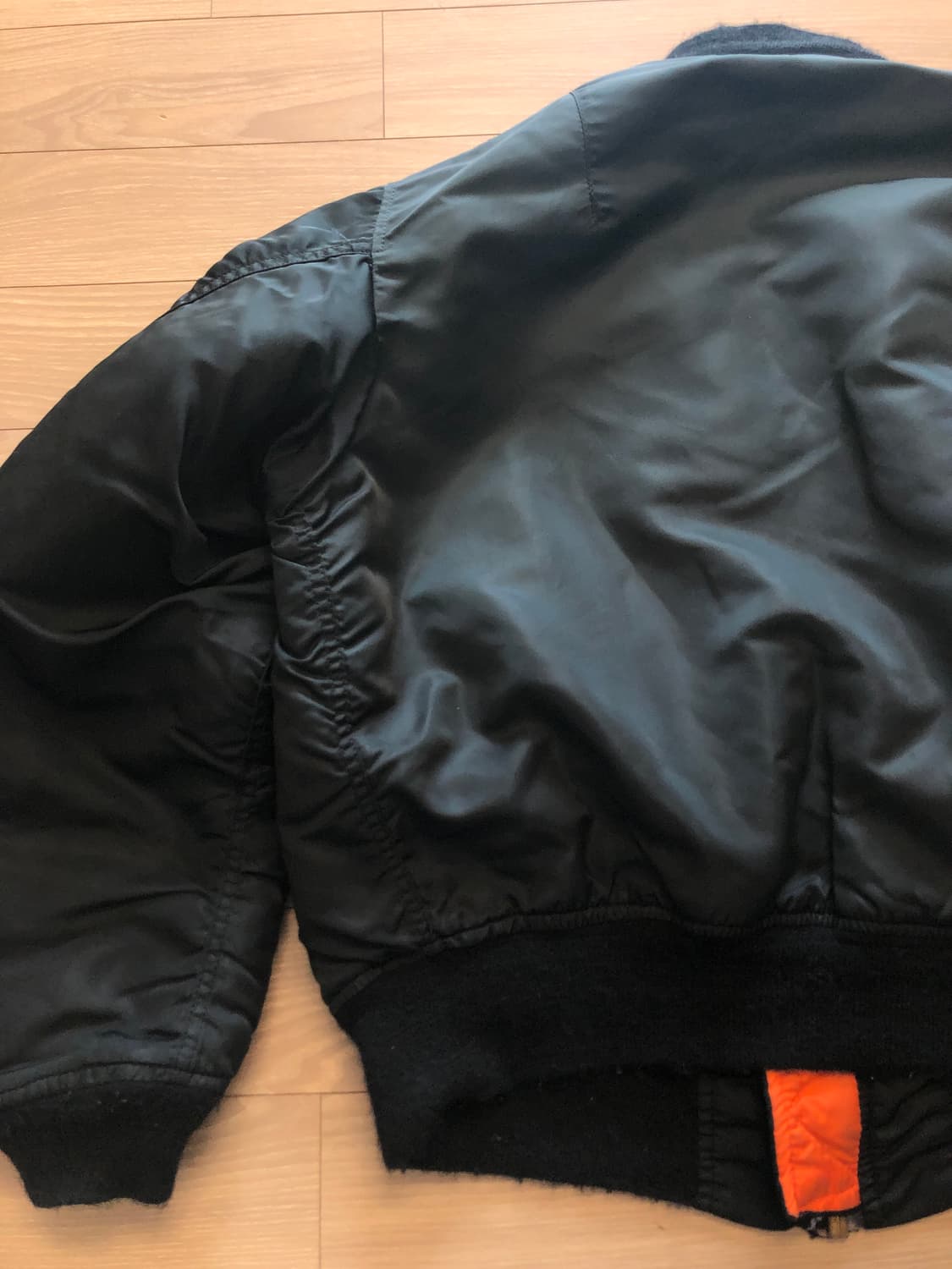 90s alpha ma-1 블랙 L 상품이미지8