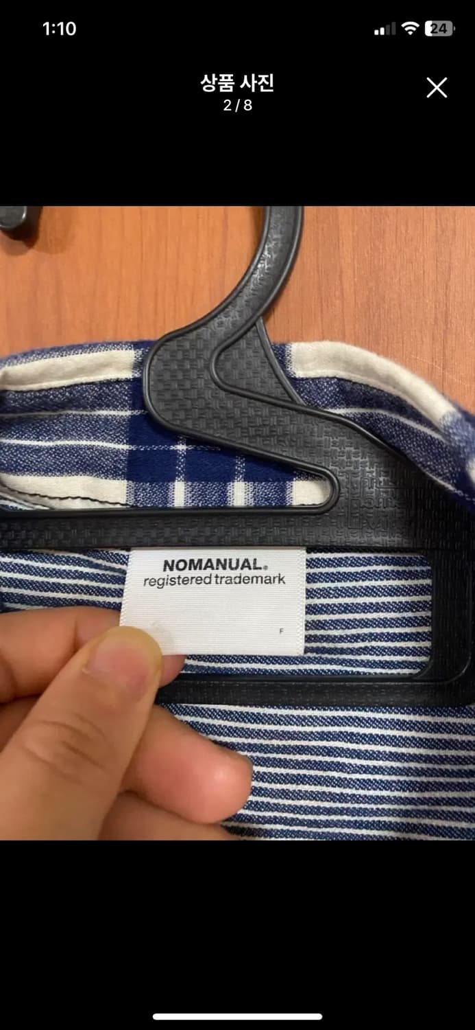 [NOMANUAL] 노메뉴얼 ROUGH CHECK SHIRT 상품이미지2