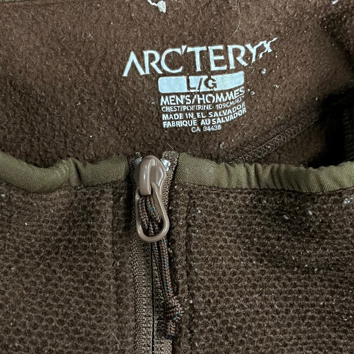 [정품/L] 아크테릭스 브라운 자켓 b17 상품이미지5