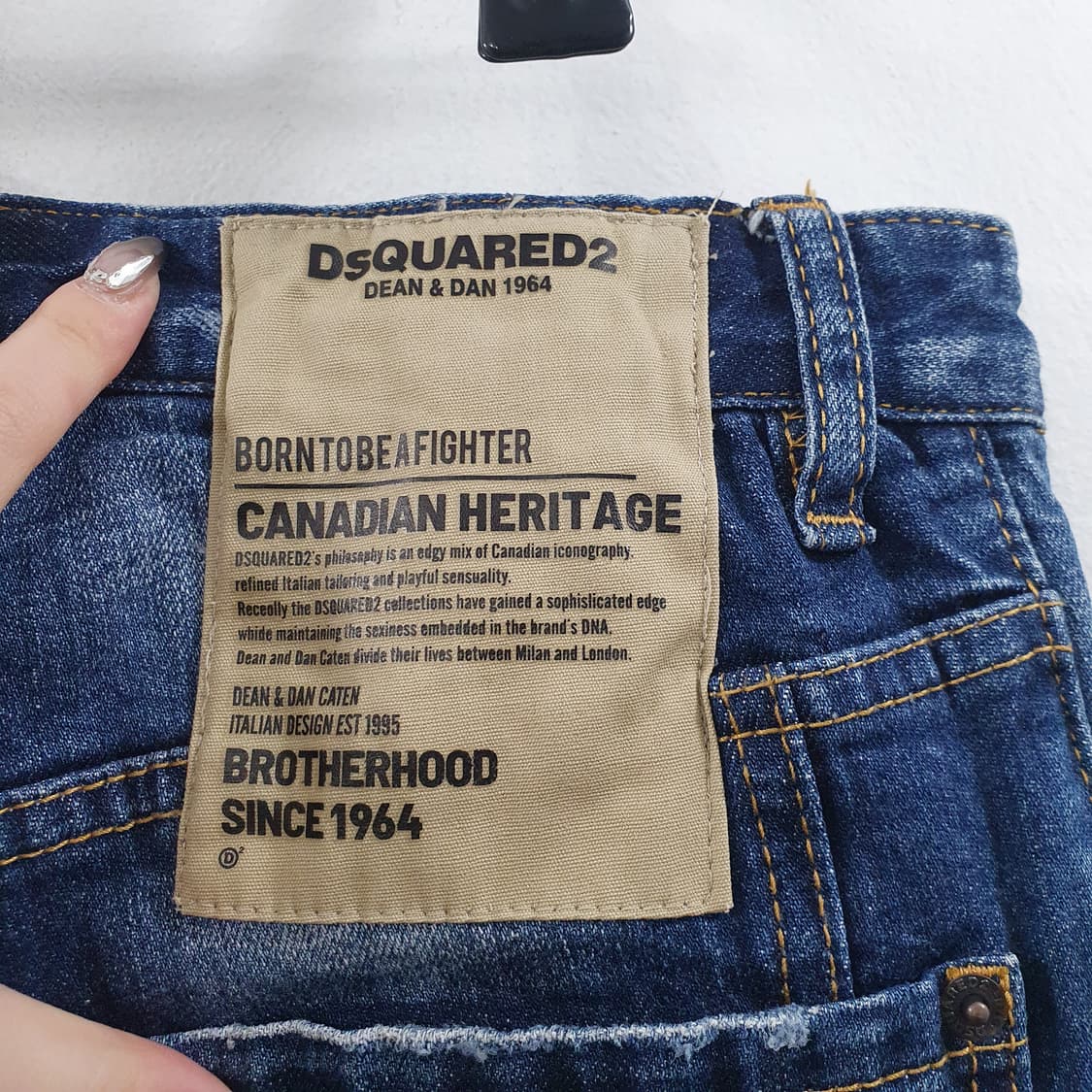 46 디스퀘어드2 남성 빈티지 워싱 데님 청바지 팬츠 상품이미지7