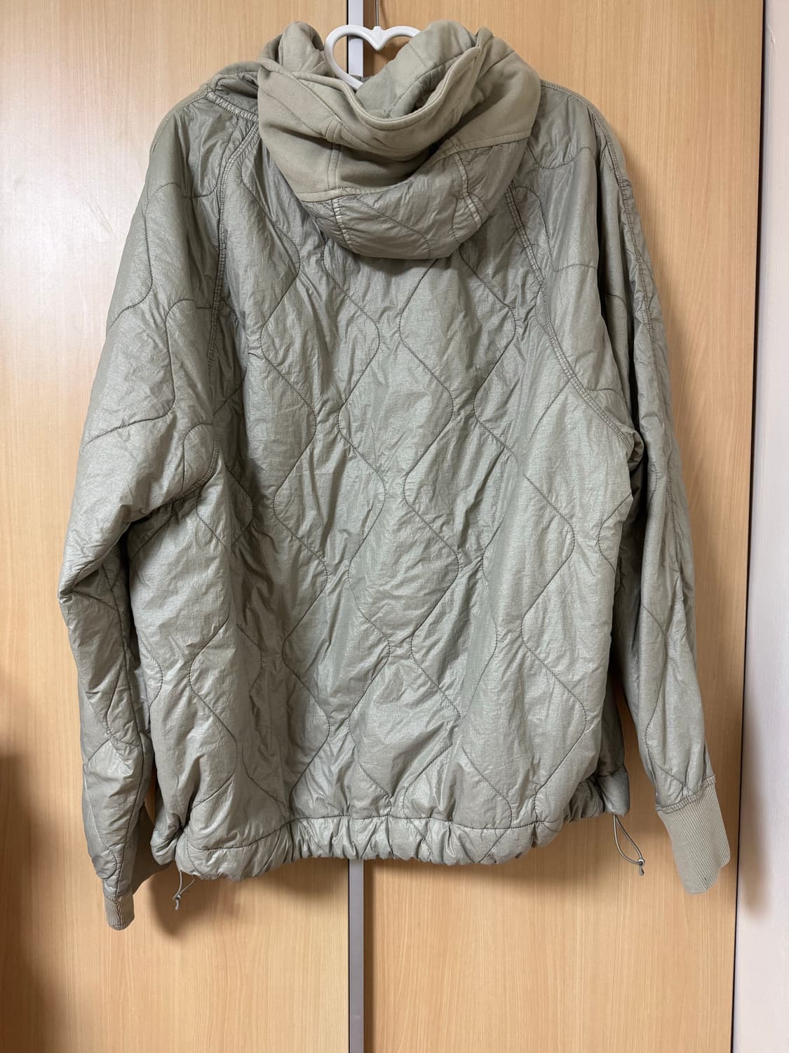 24FW DIAGONAL RAISEDFLEECE MIXED QUILTED 상품이미지5