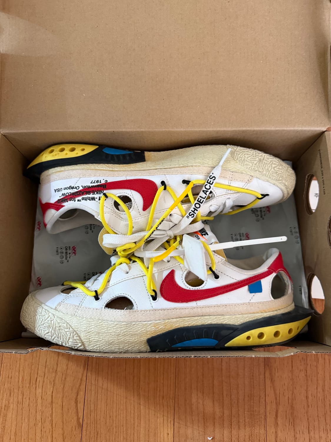 나이키 x 오프화이트 블레이저 로우 77 상품이미지7