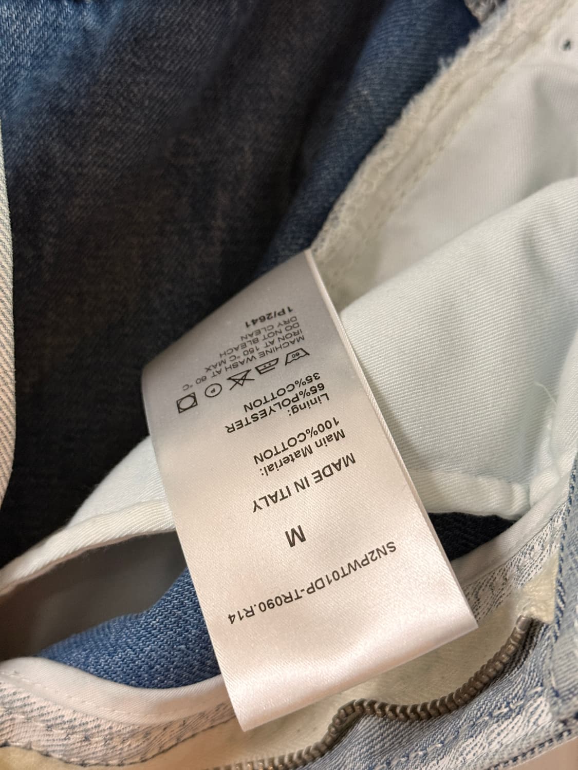 SUNNEI 써네이 스트라이프 데님 M 상품이미지4