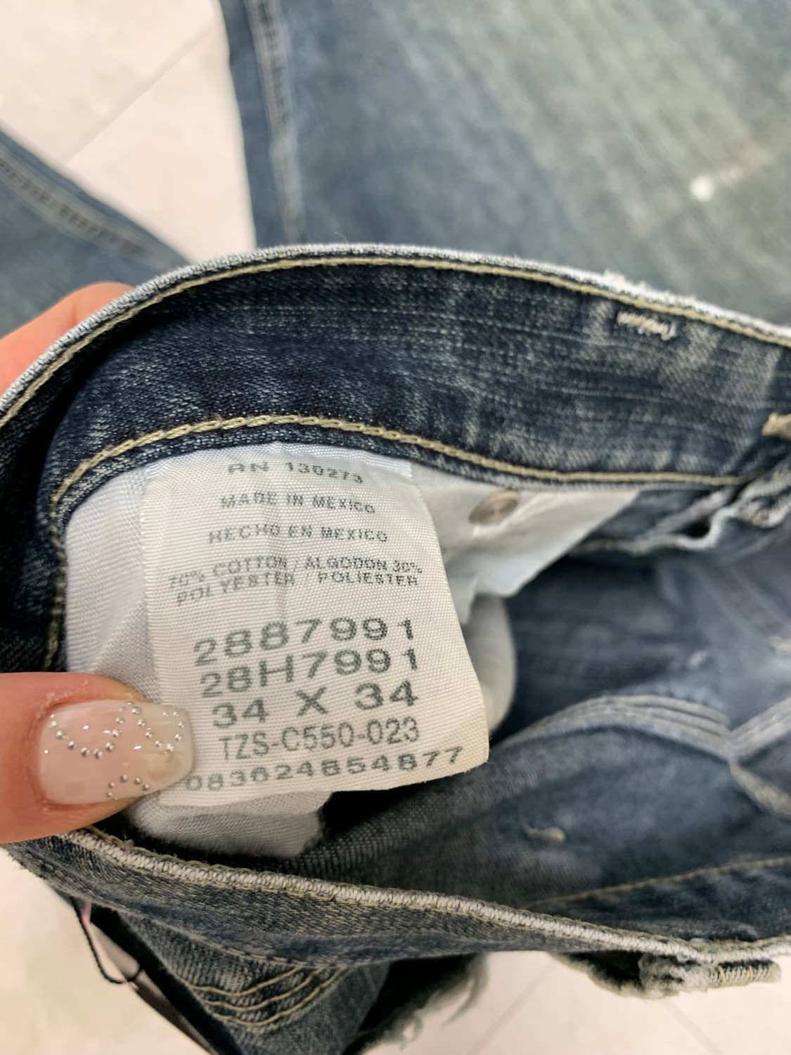 lee 중청 디스트로이드 카펜터 상품이미지4