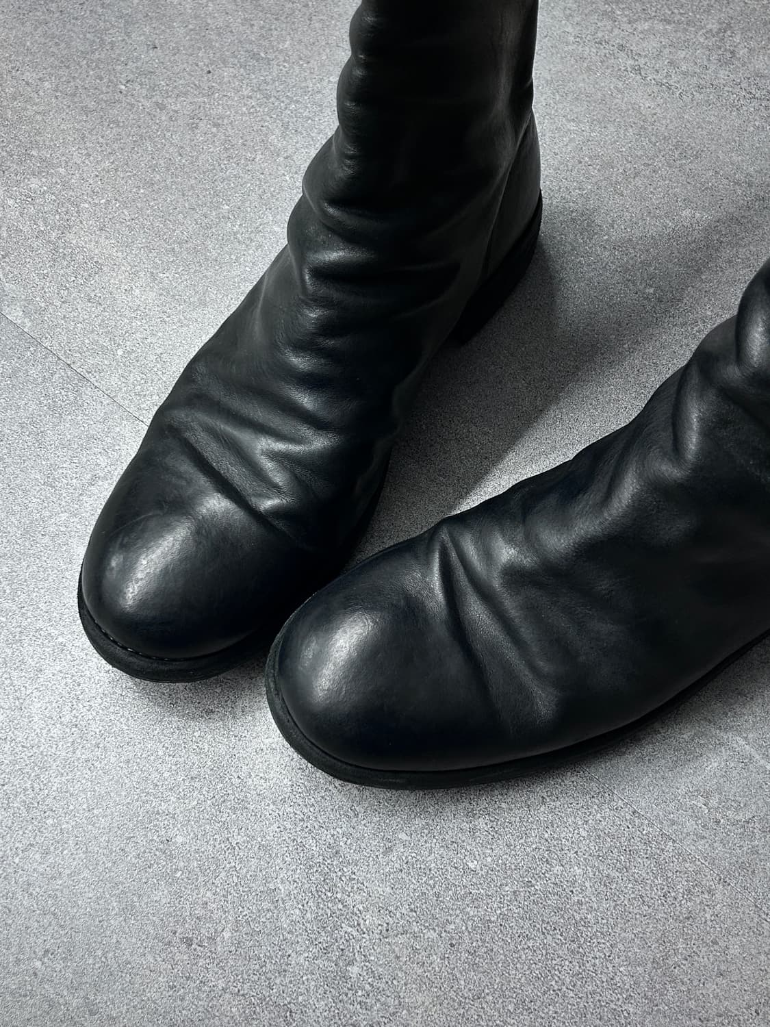 구이디 홀스 풀 그레인 백 지퍼 부츠 상품이미지4