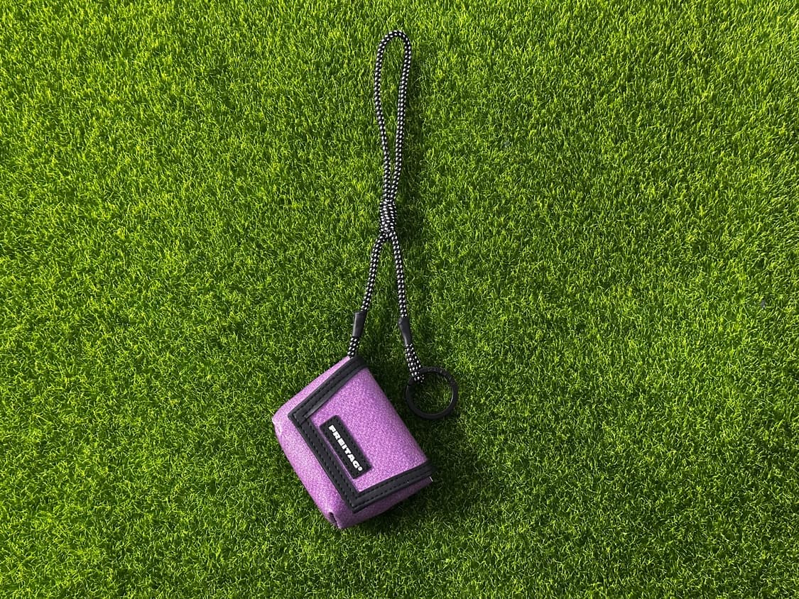 [새상품] 프라이탁 희귀 퍼플 미니 키링 #에어팟키링파우치 상품이미지1