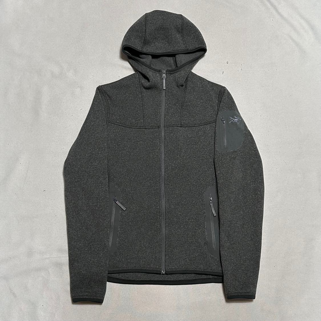 S 아크테릭스 여성용 챠콜 후드 플리스 상품이미지2