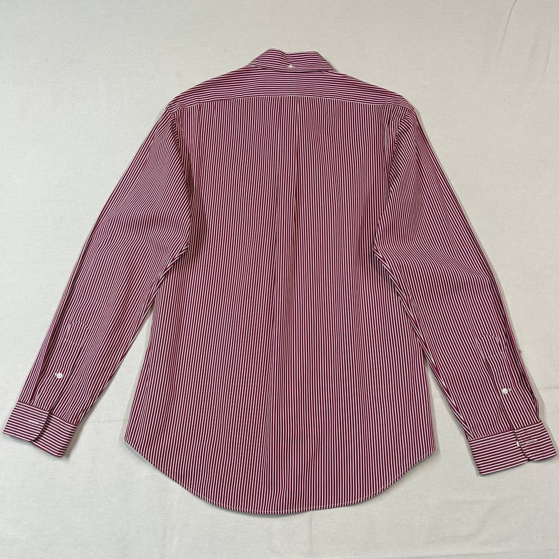 L) 폴로 랄프로렌 클래식 레드 스트라이프 포플린 셔츠 T86 상품이미지5