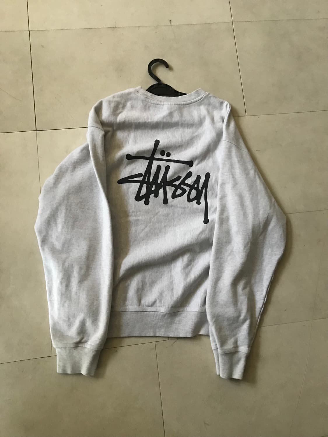 스투시 멜란지 빅로고 맨투맨 상품이미지8