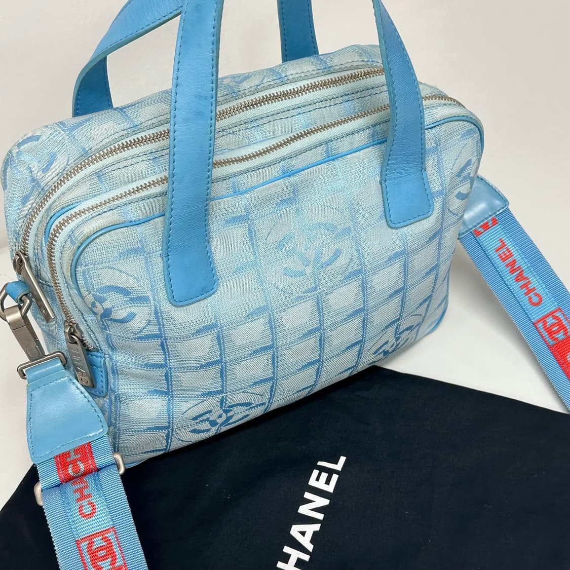 샤넬 뉴 트레블 자카드 토드 크로스백 상품이미지3