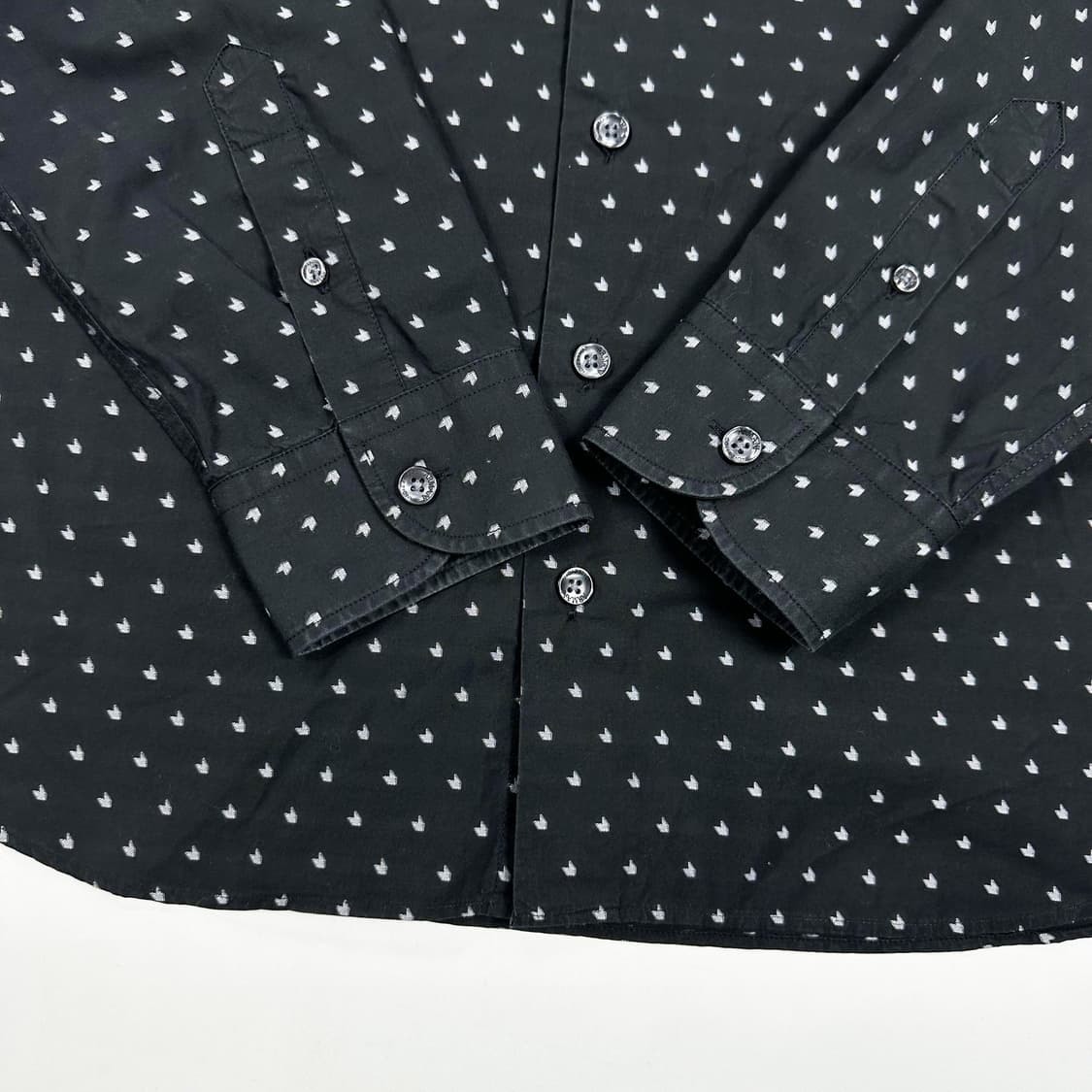 아르마니 클래식 홀로그램 블랙 셔츠 (XL) 상품이미지3