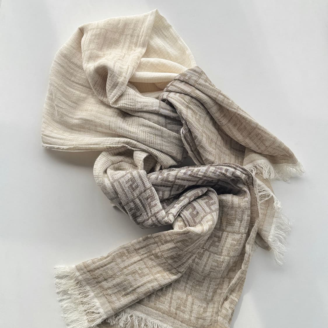 펜디 FF로고 코튼 숄 스카프 상품이미지1