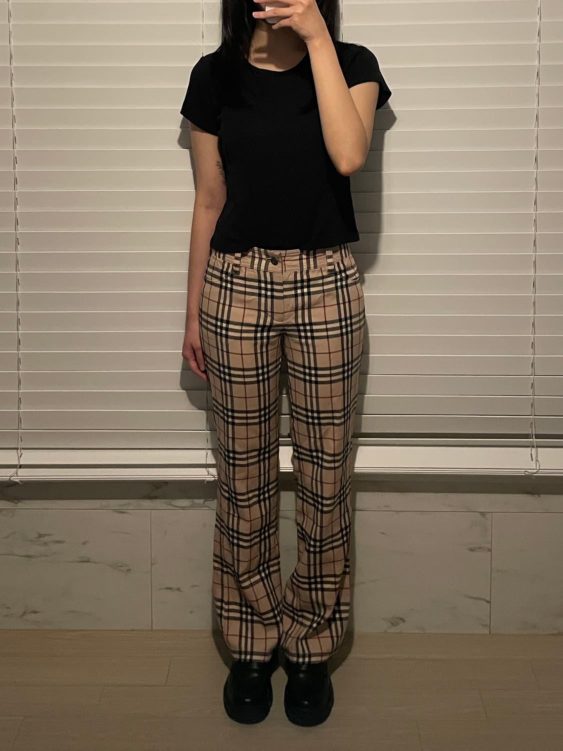 버버리 노바체크 패턴 팬츠 상품이미지2