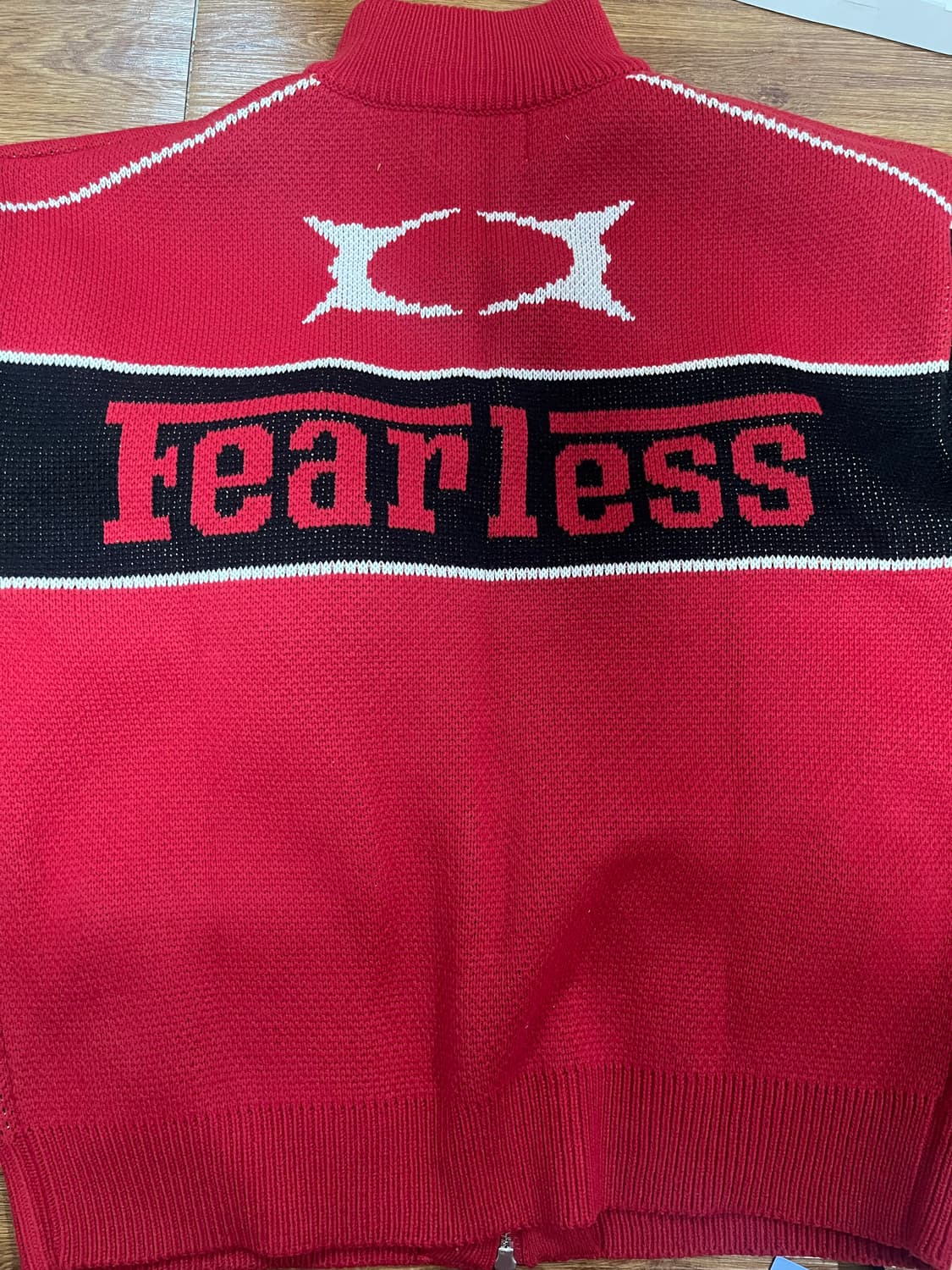 크리틱 레이싱 니트 집업 상품이미지3