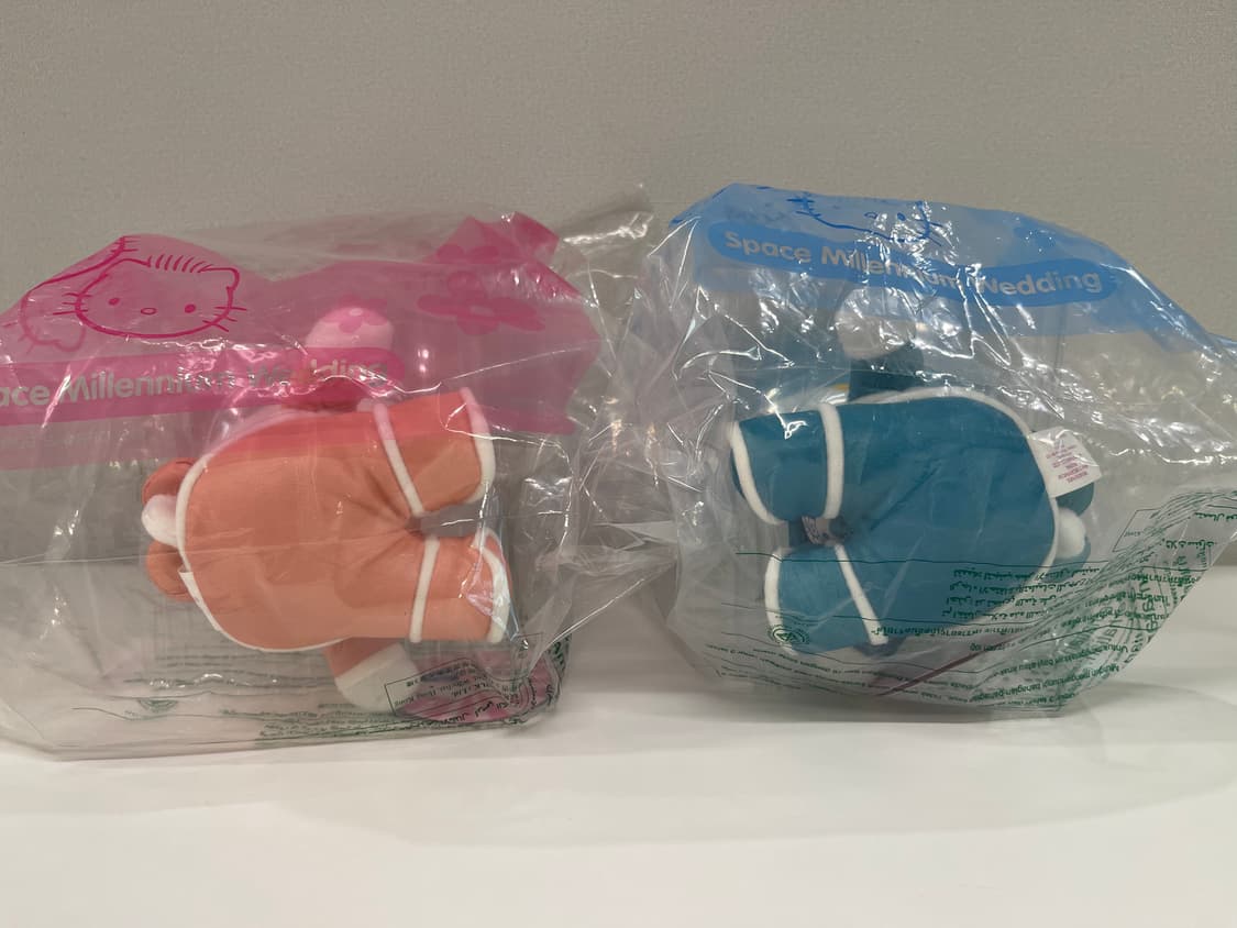 맥도날드 x 헬로키티 산리오 스페이스 밀레니엄 웨딩 인형 세트 상품이미지5