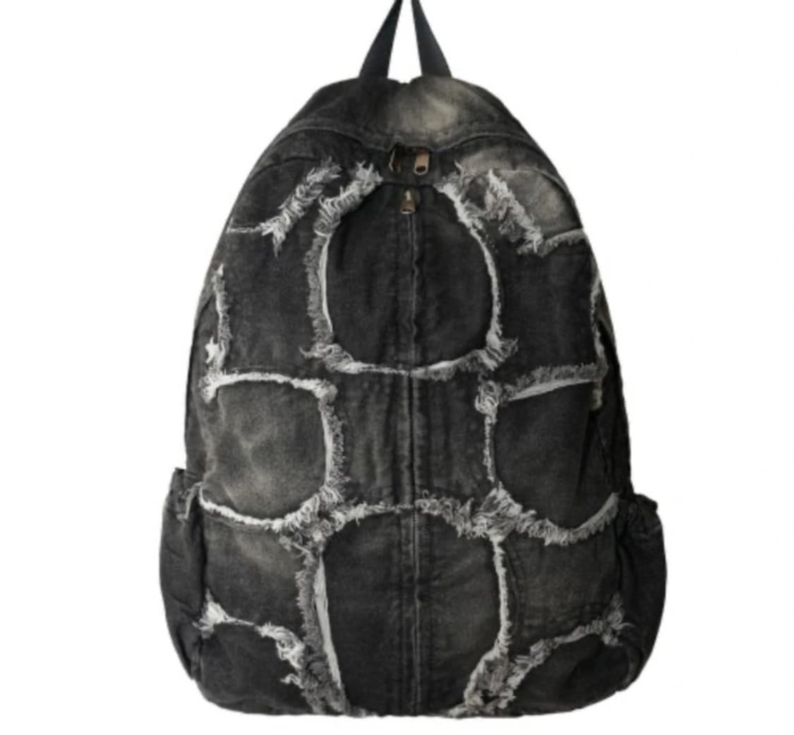 이우가마카라스 데님 백팩 상품이미지1