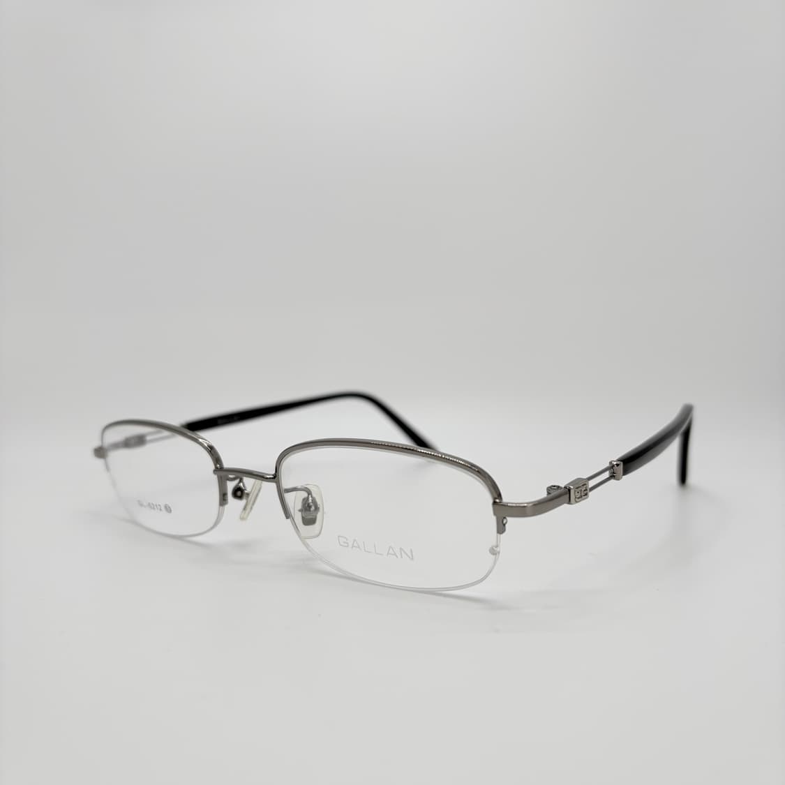 GALLAN 겔랑 실버 사각 반무테 상품이미지1