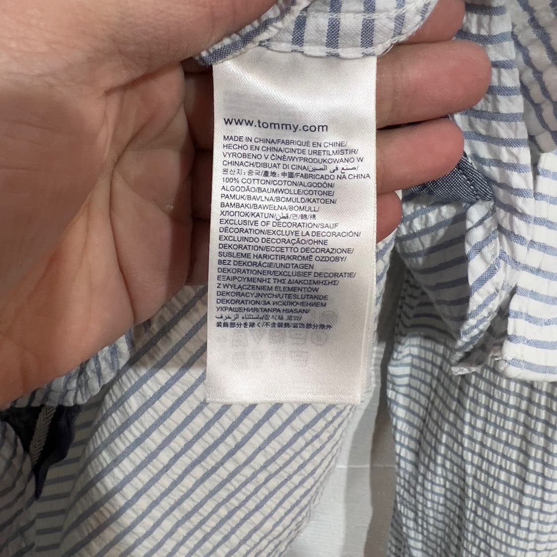 타미힐피거 스트라이프 셔츠 상품이미지6