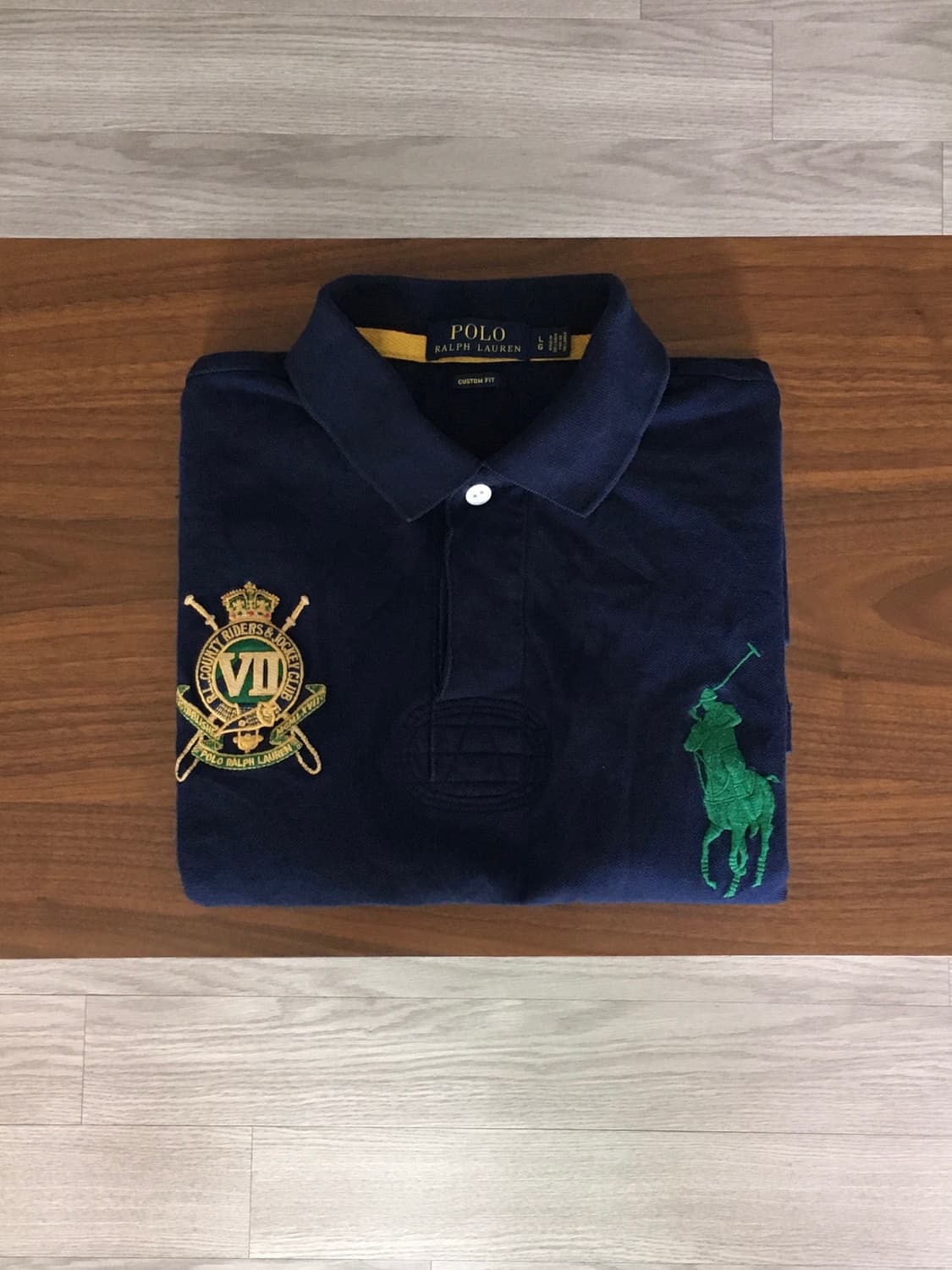 폴로 빅포니 긴팔 럭비티 네이비 상품이미지1