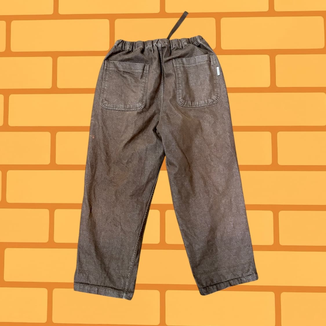 캐피디자인 투턱 와이드 데님 팬츠 (32) 상품이미지6