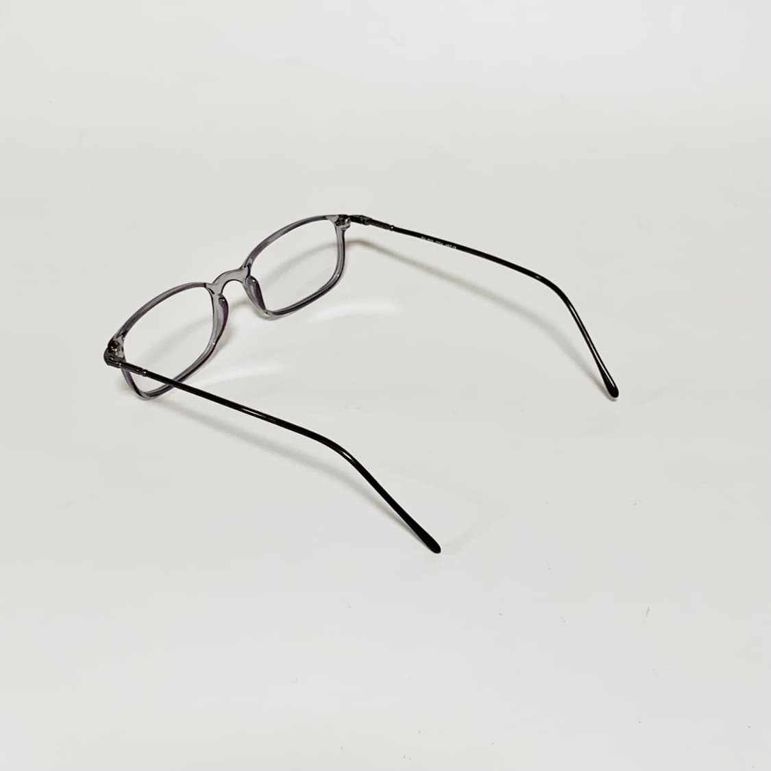 984 데드스탁 빈티지안경 슬림 사각 투명 그레이 가벼운 안경 남녀공용 상품이미지6