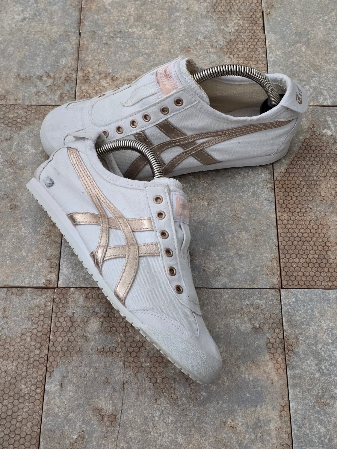 (230)오니츠카타이거 멕시코 66 슬립온 로즈 골드 상품이미지6