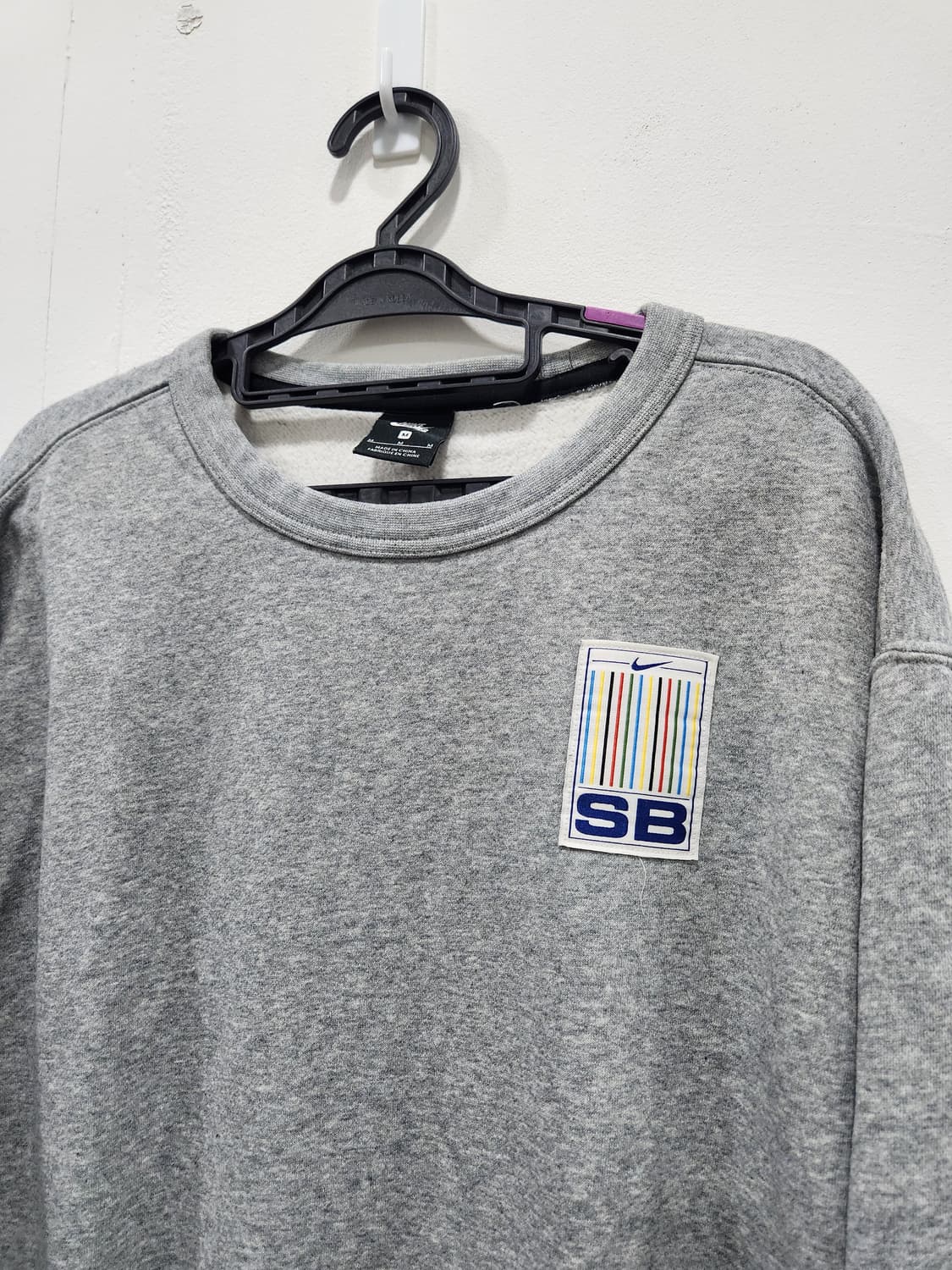 나이키 SB 회색 맨투맨 기모 M 상품이미지2