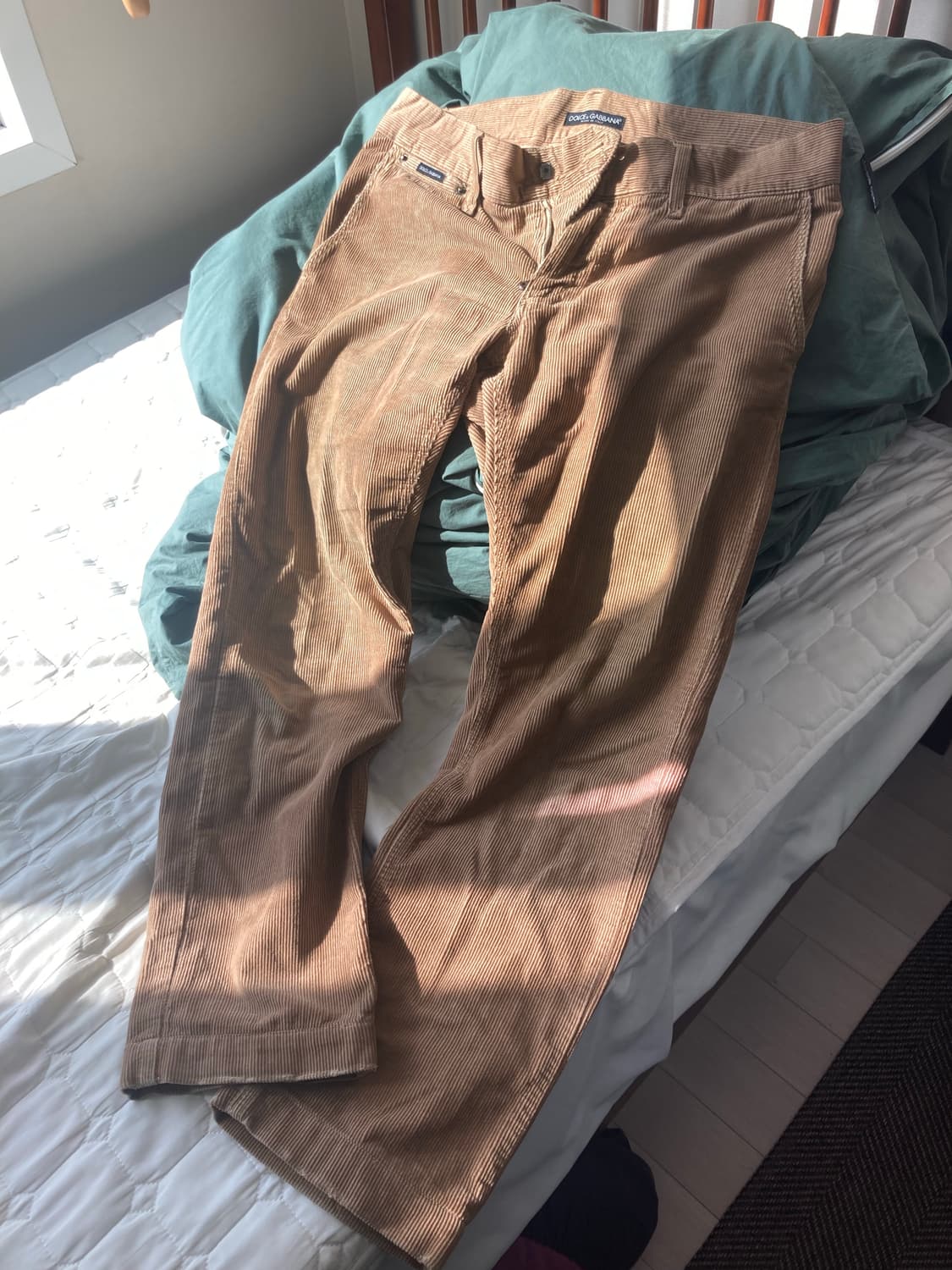 DG 베이지 코듀로이 팬츠 상품이미지1