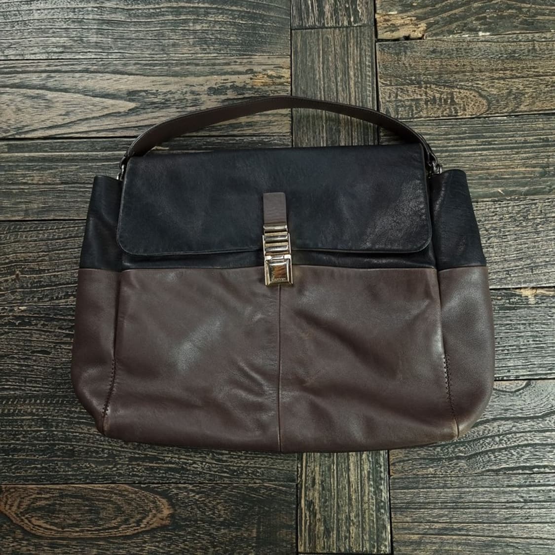 [랑방] 빈티지 레더 투웨이 크로스 토트백 P01603 상품이미지2