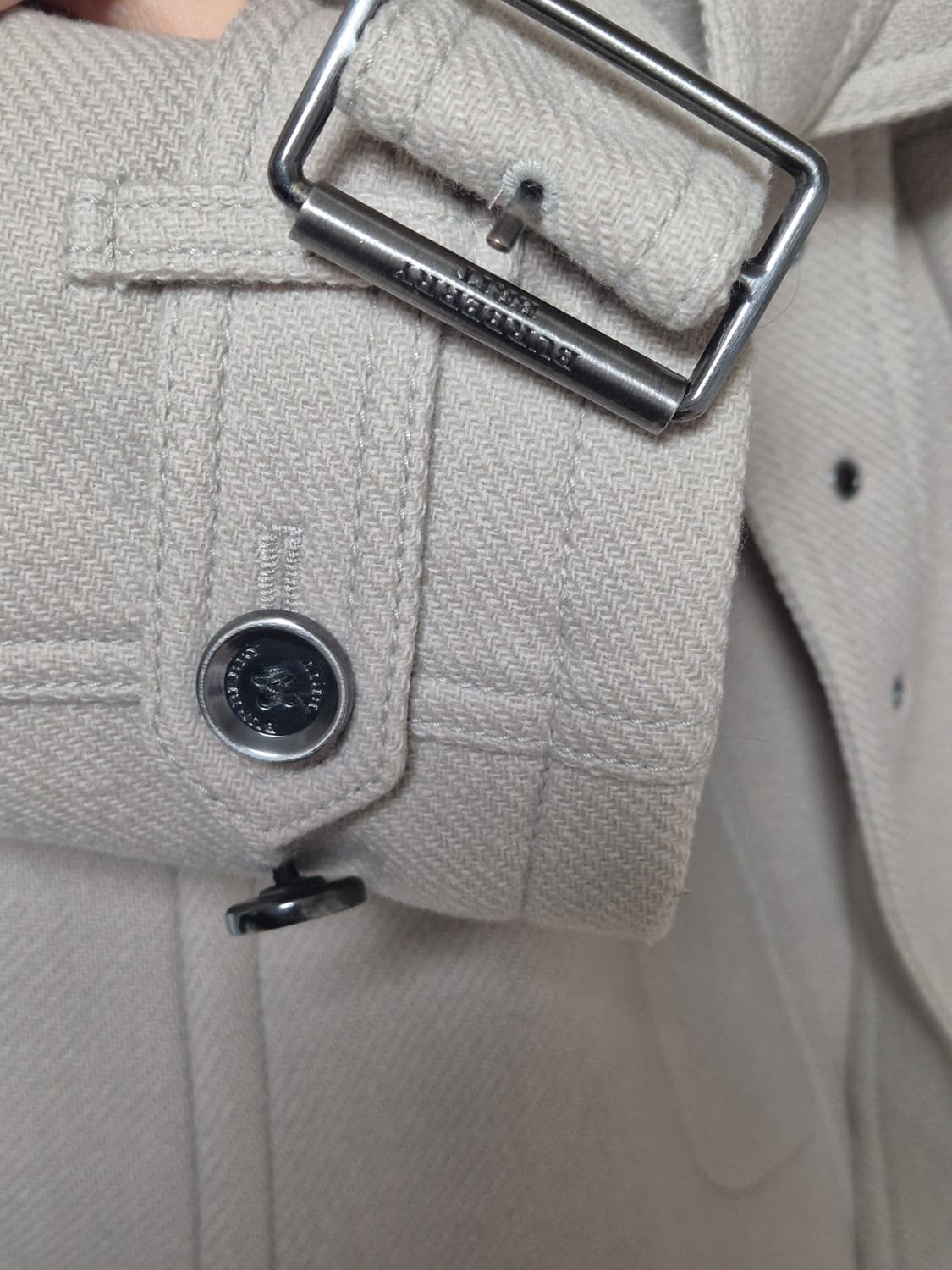 버버리 브릿 울 캐시미어 코트 하이넥 트렌치 상품이미지7