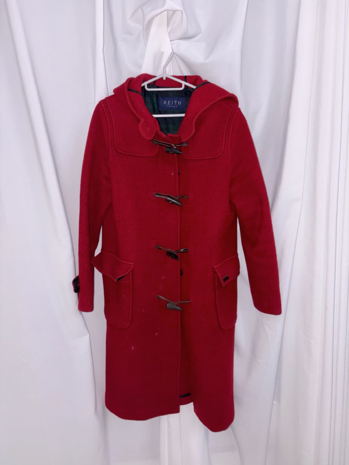 KEITH LONDON 키이스 롱코트 런던 떡볶이코트 떡코 레드 빈티지 상품이미지1