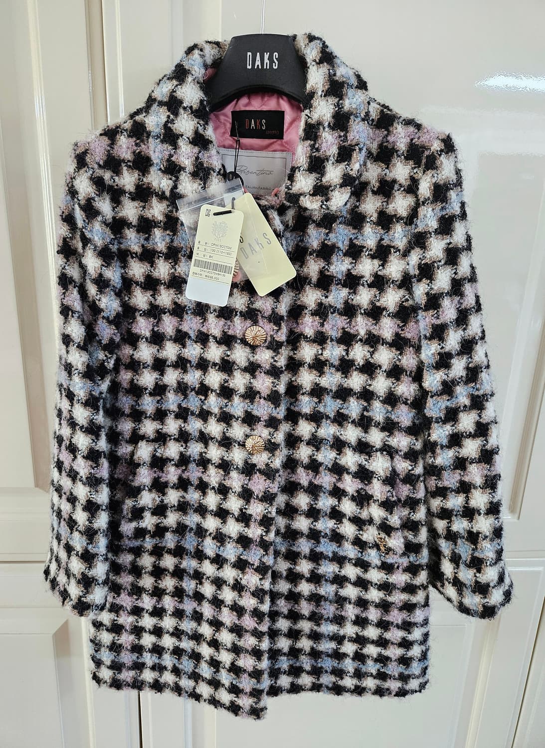 [130] 닥스 키즈 트위드 모직 코트  상품이미지5