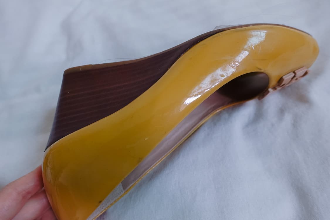 ToryBurch yellow wedge heel 상품이미지6