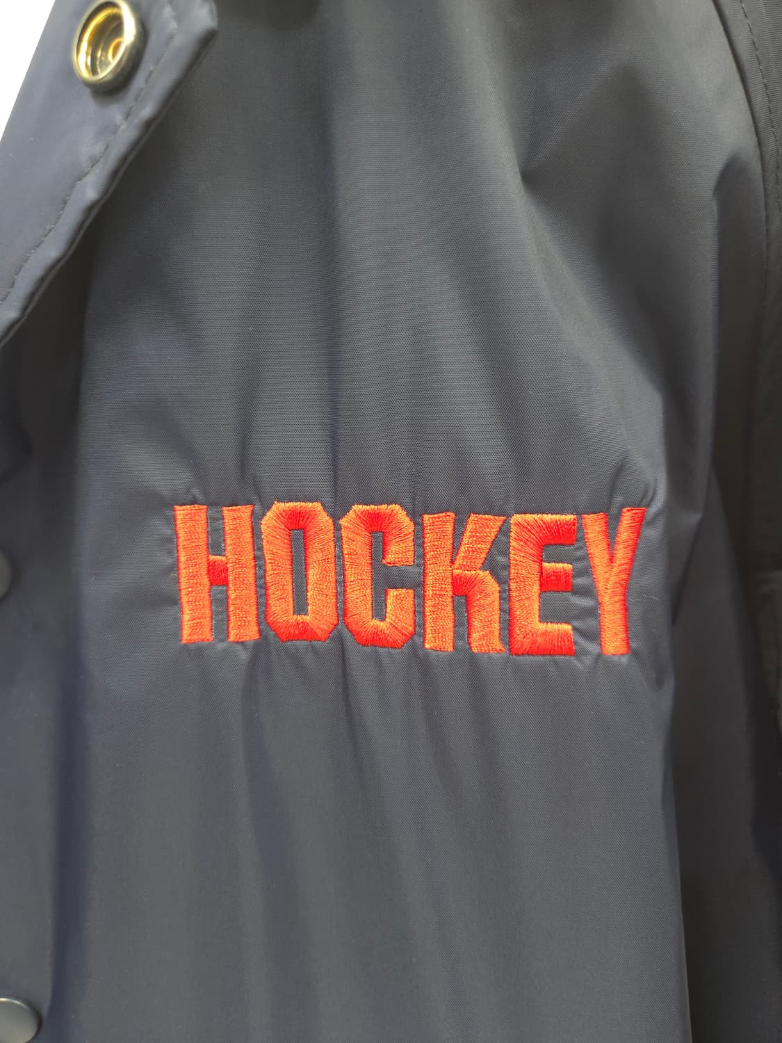 L 하키 X 인디펜던트 네이비 코치자켓 상품이미지4
